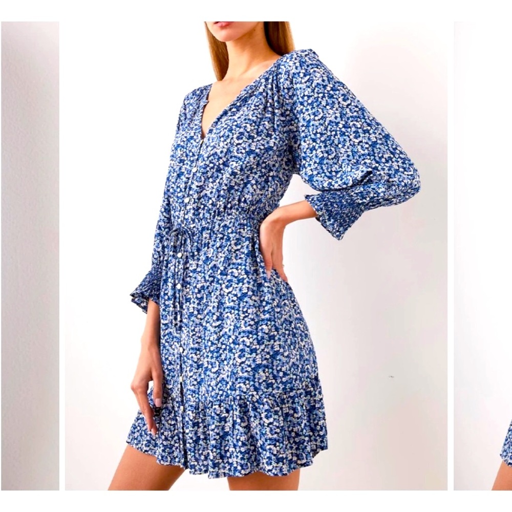 Rails Blue Floral Dress